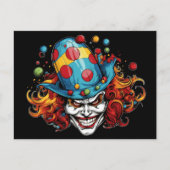 Halloween/Joker Ansichtkaart Briefkaart (Voorkant)