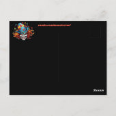 Halloween/Joker Briefkaart (Achterkant)