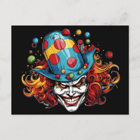 Halloween/Joker Briefkaart (Voorkant)