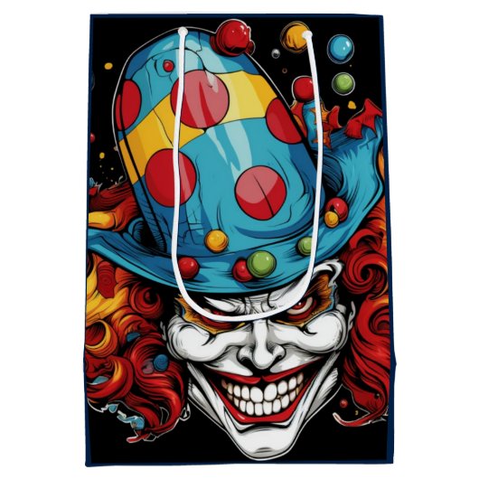 Halloween/Joker Gift Bag Medium Cadeauzakje (Achterkant)