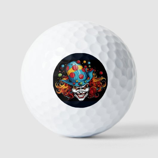 Halloween / Joker golfbal Golfballen (Voorkant)