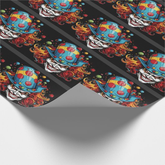 Halloween/Joker inpakpapier (Hoek)