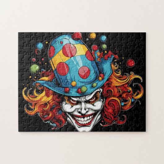 Halloween/Joker Jigsaw Puzzel (Horizontaal)