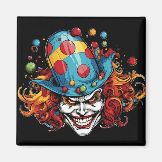 Halloween/Joker magneet (Voorkant)