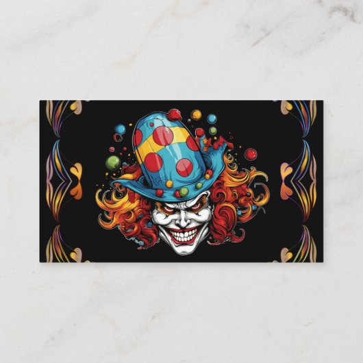 Halloween / Joker Return Visitekaartje (Achterkant)