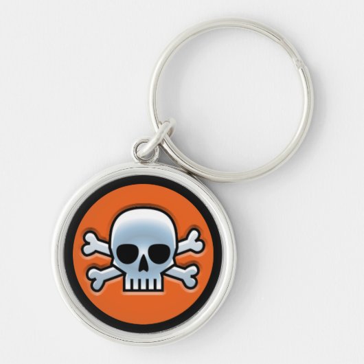 Halloween "Jolly Roger" Sleutelhanger (Voorkant)