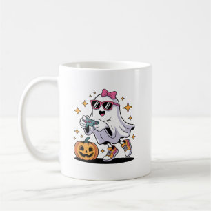 Halloween Jongens Kinderen Geest Gamer Eng Kostuum Koffiemok