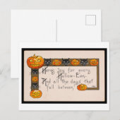  Halloween Joy Briefkaart (Voorkant / Achterkant)
