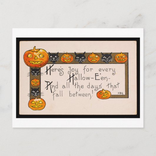  Halloween Joy Briefkaart (Voorkant)