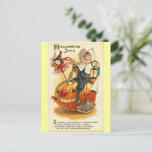  Halloween Joys Briefkaart (Staand voorkant)