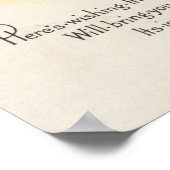 Halloween JoysWitch in Broom Poster (Hoek)