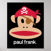 Halloween Julius Pirate Monkey Logo Poster (Voorkant)