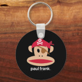 Halloween Julius Pirate Monkey Logo Sleutelhanger (Voorkant)