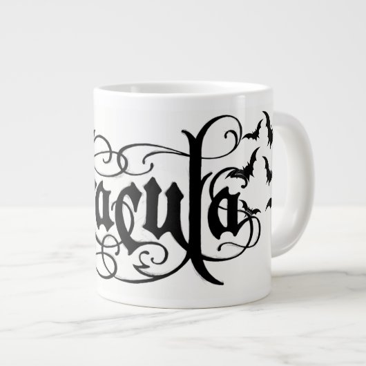 Halloween Jumbo Mok-Dracula Grote Koffiekop (Voorkant rechts)