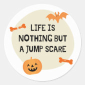 Halloween Jump Scare Sticker (Voorkant)