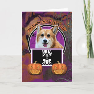 Halloween - Just a Lil Spooky - Corgi - Officiële  Kaart