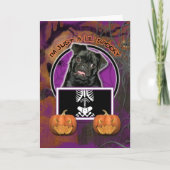 Halloween - Just a Lil Spooky - Pug - Ruffy Kaart (Voorkant)
