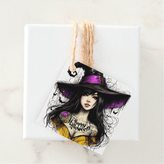 Halloween Just Got Witchier beroemd gemaakt door H Bedankjes Labels (In situ)