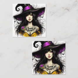 Halloween Just Got Witchier beroemd gemaakt door H Notitiekaartje