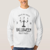 Halloween kaarsen t-shirt (Voorkant)