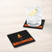 Halloween Kaarsenvlam Kartonnen Onderzetters (Insitu)