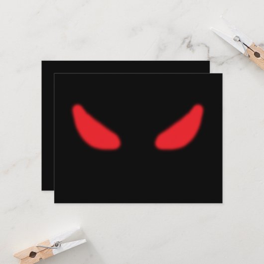 Halloween Kaart (Voorkant / Achterkant in situ)