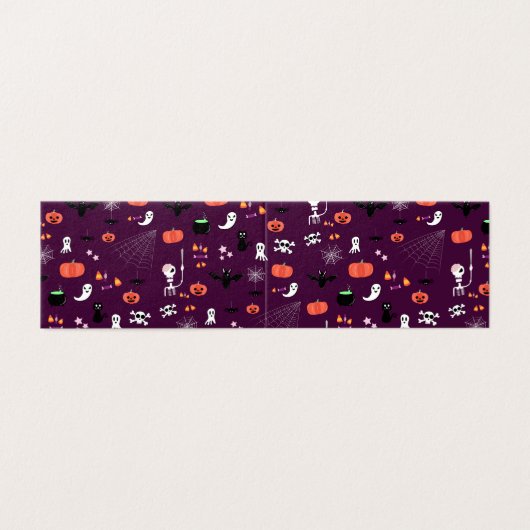 Halloween Kaart (Buitenkant ongevouwen)