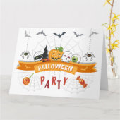  Halloween Kaart (Gele Bloem)