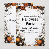 Halloween Kaart (Voorkant / Achterkant)