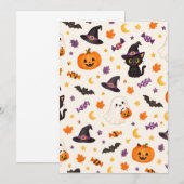 halloween kaart (Voorkant / Achterkant)
