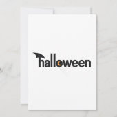 Halloween Kaart (Achterkant)