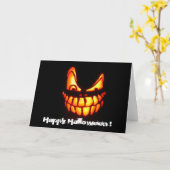 halloween kaart (Gele Bloem)