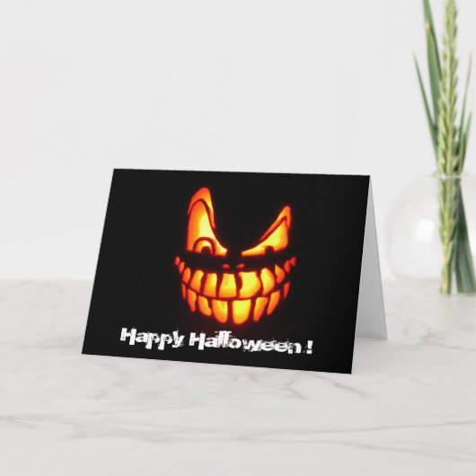 halloween kaart (Voorkant)