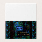Halloween  kaart (Buitenkant ongevouwen)