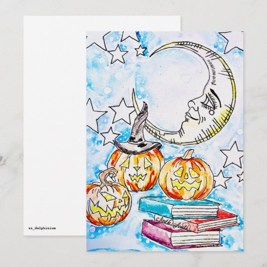 Halloween Kaart (Voorkant / Achterkant)