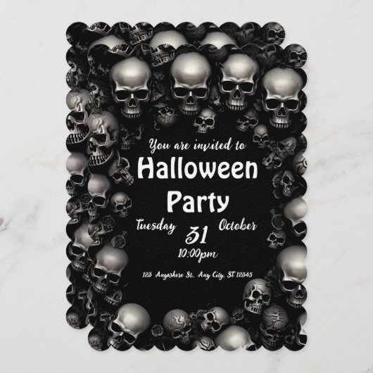 Halloween Kaart (Voorkant / Achterkant)