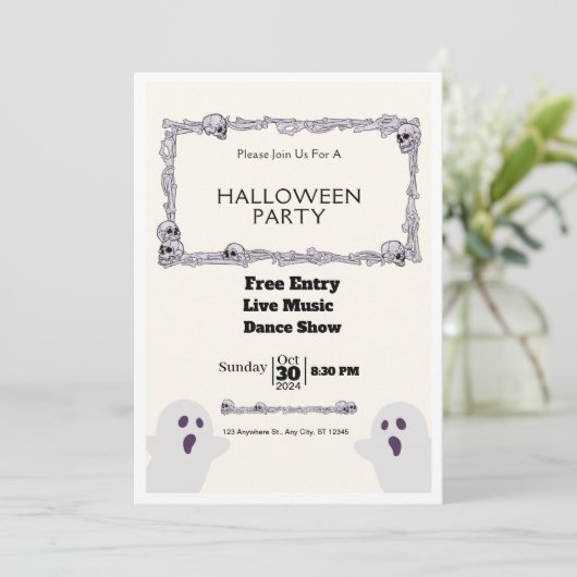 Halloween Kaart (Staand voorkant)