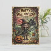Halloween kaart (Staand voorkant)