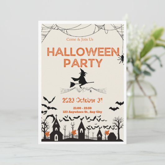 Halloween Kaart (Staand voorkant)