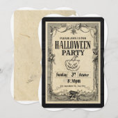 Halloween Kaart (Voorkant / Achterkant)