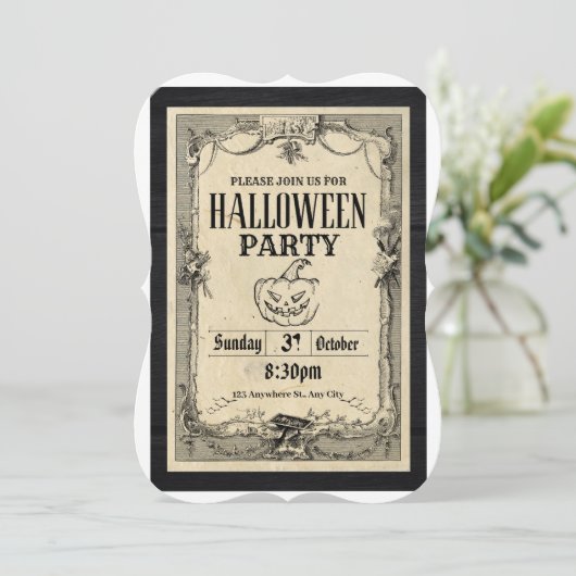 Halloween Kaart (Staand voorkant)