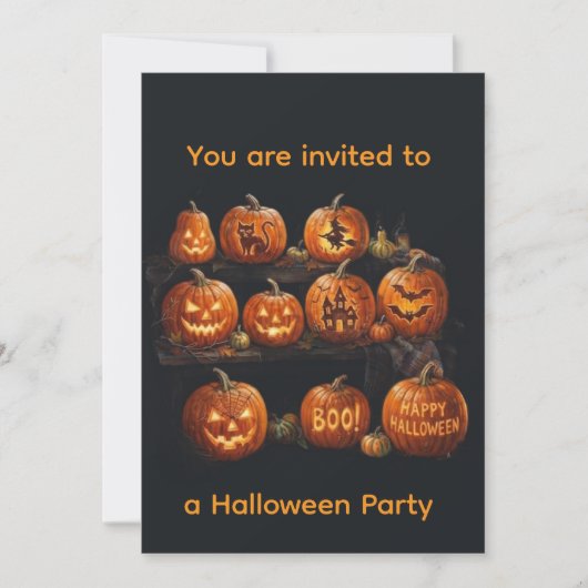 Halloween kaart (Voorkant)