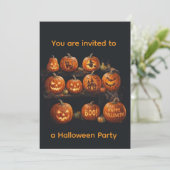 Halloween kaart (Staand voorkant)