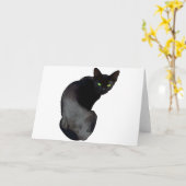 Halloween Kaart (Gele Bloem)