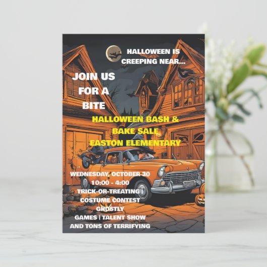 halloween kaart (Staand voorkant)