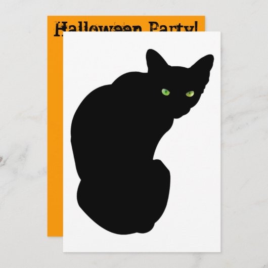 Halloween. Kaart (Voorkant / Achterkant)