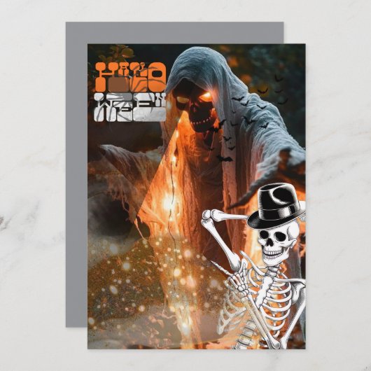 Halloween Kaart (Voorkant / Achterkant)