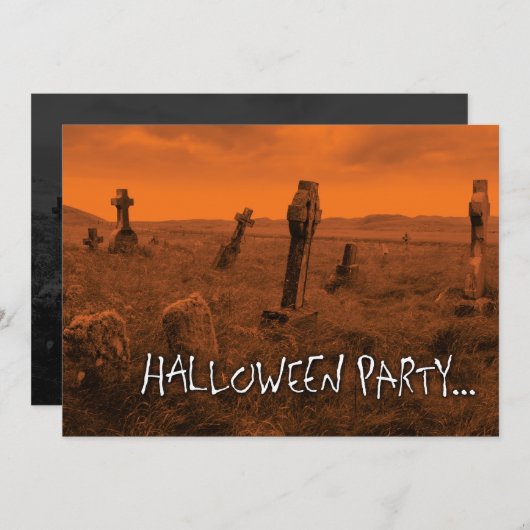 halloween kaart (Voorkant / Achterkant)