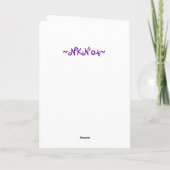 Halloween Kaart (Achterkant)