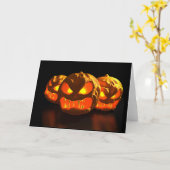 Halloween Kaart (Gele Bloem)